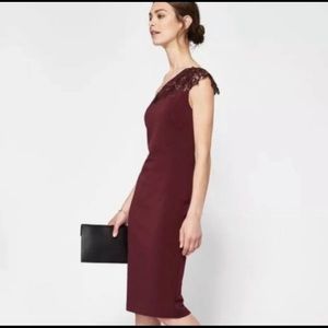 NWT Ted Baker Jalis One Shoulder Dress